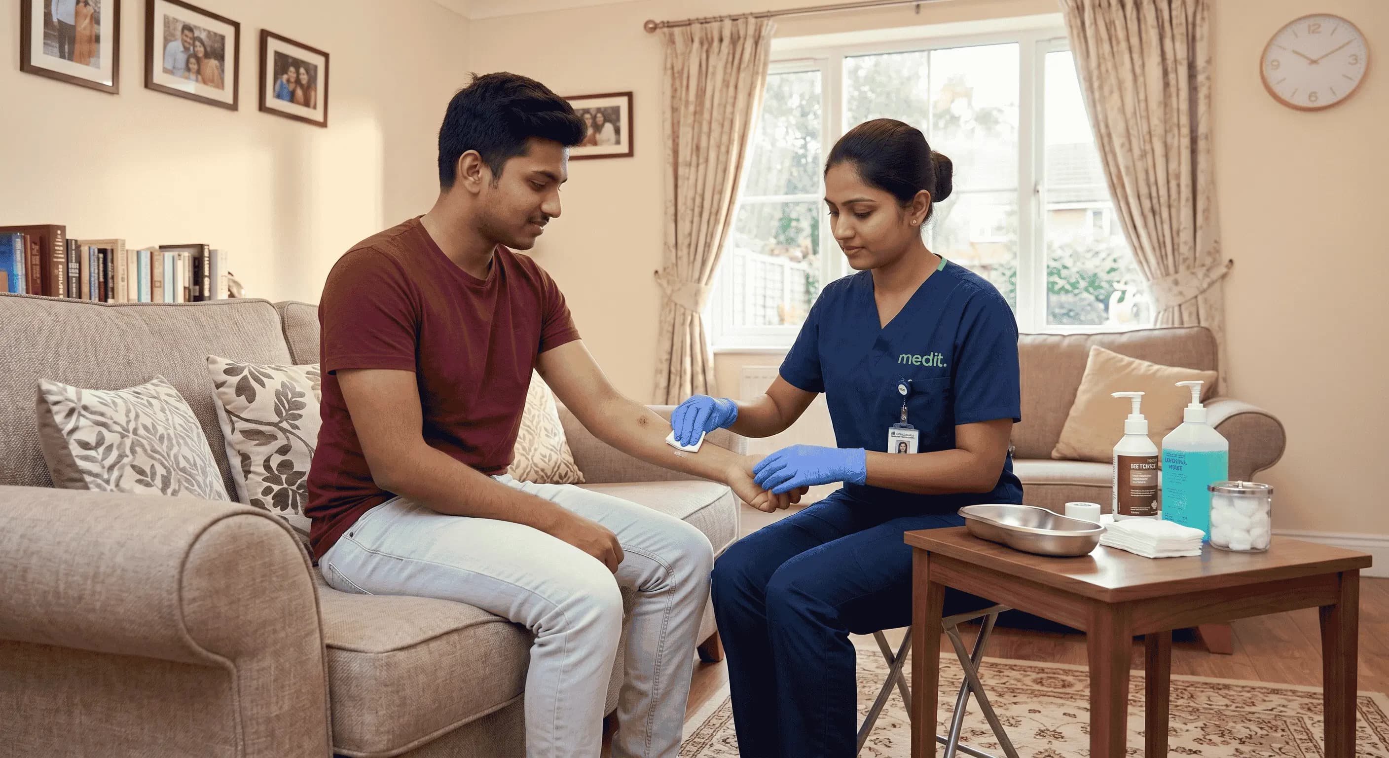 Wound Dressing at Home